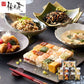 「梅の花」 なみはや寿司と4種の和惣菜セット （寿司×2、おから煮×2、ひじき煮×2、和風あん×2、黒酢あん×2）