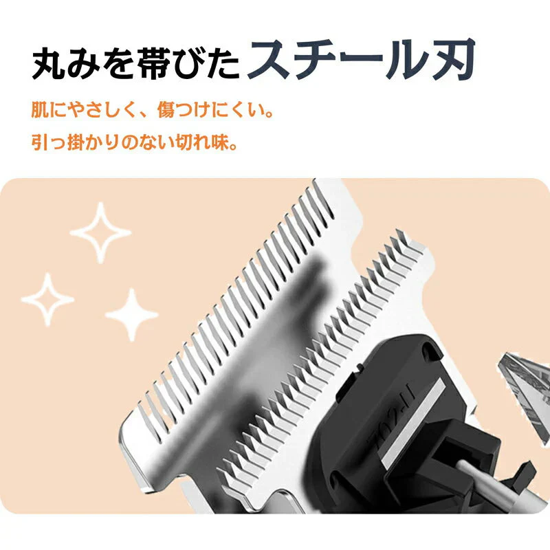 電動 バリカン 散髪 カット 子供 大人 ヘアカッター コードレス 120分稼働 静音 傷つけない 安心安全 長持ち 洗える USB充電 簡単 長さ調節 セルフカット 家庭用