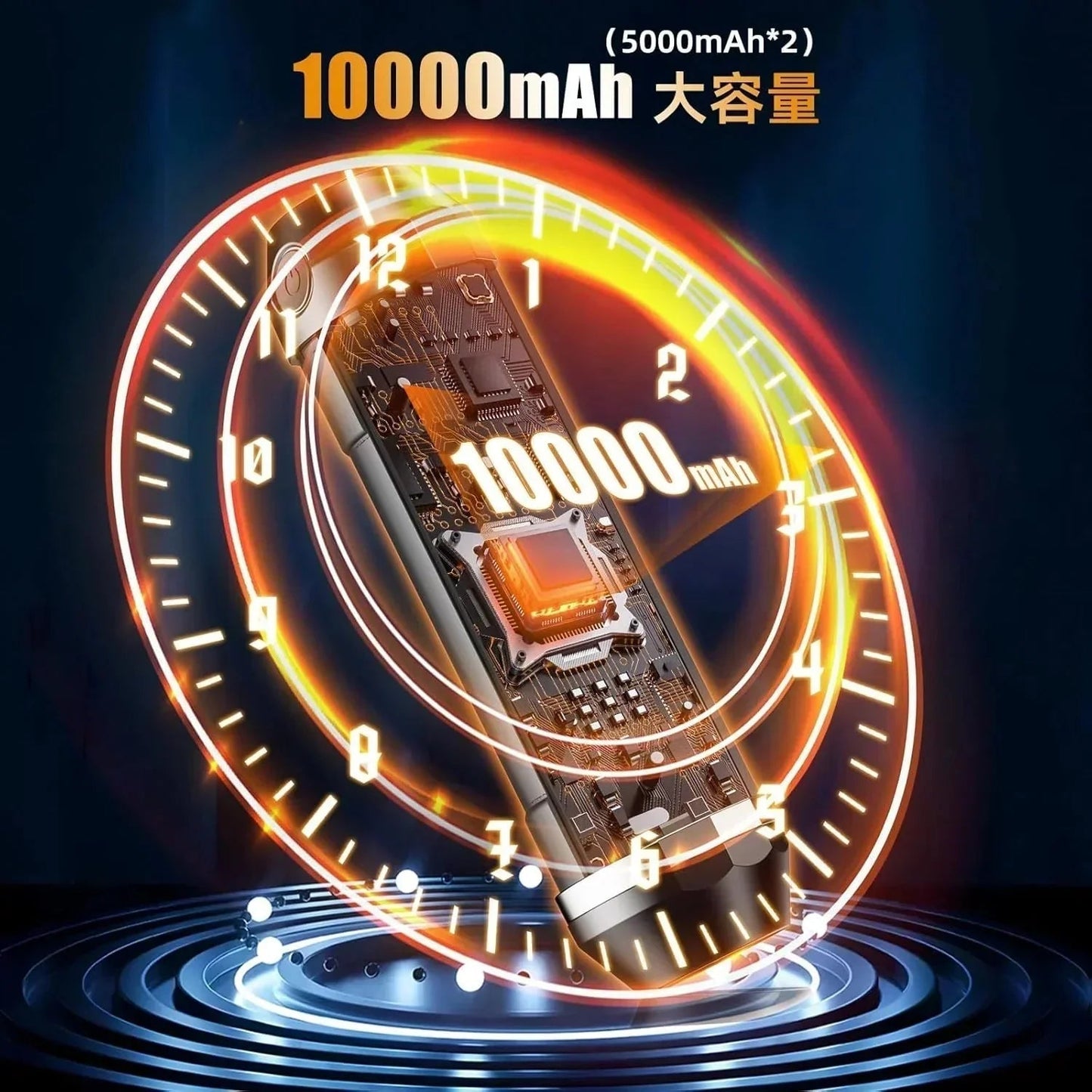 【新型磁気式/分離式設計】充電式 カイロ 電気カイロ usb カイロ モバイルバッテリー 懐中電灯 1台3役多機能充電式カイロ 360°発熱 3秒急速発熱 ハンドウォーマー 3階段温度調節 電気あんか かいろ 10000mAh 大容量 Type-C/USB 双方向充電式  小型 超軽量 持ち運びやすい 携帯カイロ 防寒对策 アウトドア 通勤 通学 旅行 PSE認証済み w685