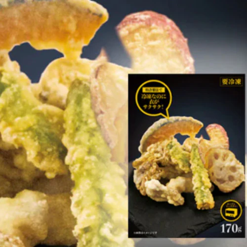 野菜天ぷら盛合せ6品×6パック【冷凍なのにサックサクを再現！】
