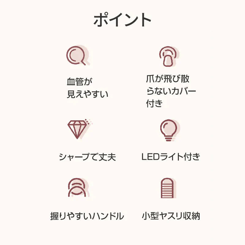 LEDライト付き ホワイト ペット用 爪切り 猫 犬 ペット 爪とぎ 白色 緑色 簡単 初心者 便利 引っかき傷 切りすぎ防止 握りやすい 小型ヤスリ収納 お手入れ