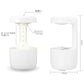グリーンハウス 【GH-UMAA-WH】 水滴がのぼるUSB加湿器 超音波 空焚き防止 ミスト 反重力 流水 お手入れ簡単 パソコン 家電
