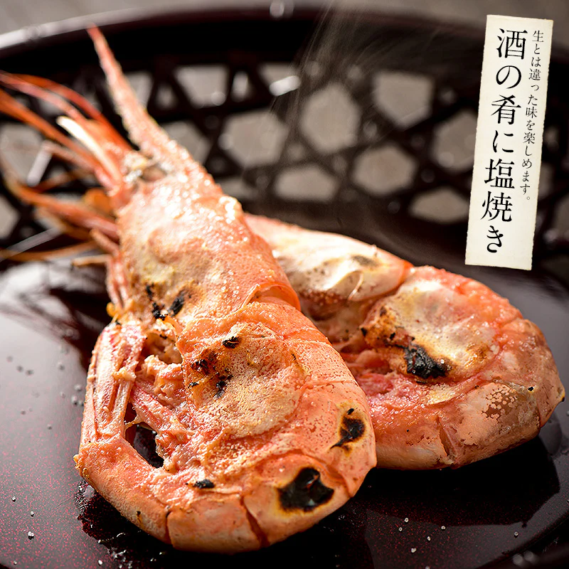 越前産 甘えび 子持ち 大サイズ 1kg（500g×2箱）80～90尾入り 刺身用 甘エビ［送料無料］産地直送 海鮮 エビ セット 海老 大 美味しい 大きい えび 冷凍えび 冷凍エビ 贈り物 贈答 母の日 プレゼント ギフト  母の日思いの 健康 実用的 父の日 子供 孫