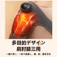 エアーマッサージ器 マッサージ器 膝サポーター 膝の痛 薬包加熱 膝マッサージ器 膝マッサージャー ひざ ケア 温熱 加圧 プレゼント ギフト w251B(グレー)