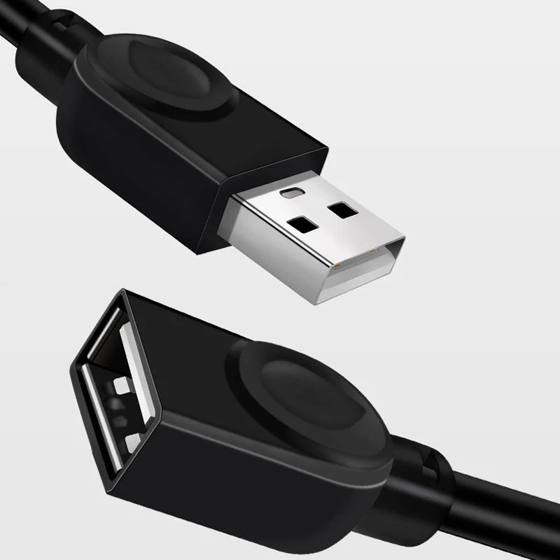 USB延長ケーブル 1.5m USB2.0 延長コード1.5メートル USBオスtoメス 充電 データ転送 パソコン テレビ USBハブ カードリーダー ディスクドライバー 対応