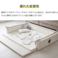 GGUMBI ベビーサークル World Star Large （アイボリー） サークルマット プレイマット バンパーベッド プレイヤード 厚手 フロアマット クッションマット 赤ちゃん 寝室 安全対策 騒音対策 セーフティグッズ 防音 防水 抗菌 ノンホルムアルデヒド 床暖房対応 ワールドスターラージ グンビ