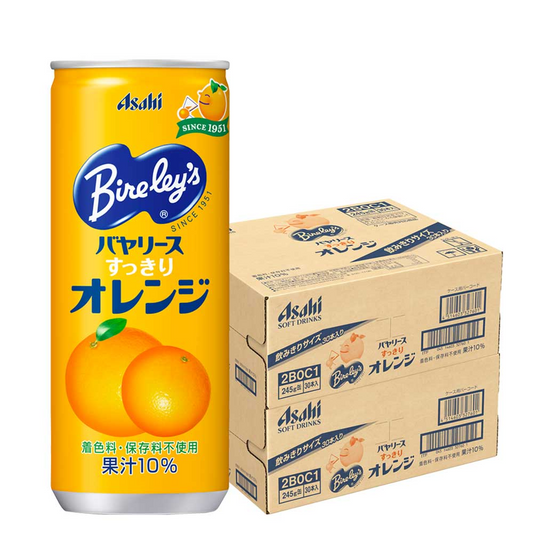 【送料無料】アサヒ バヤリース オレンジ 245ml×60本（2ケース）