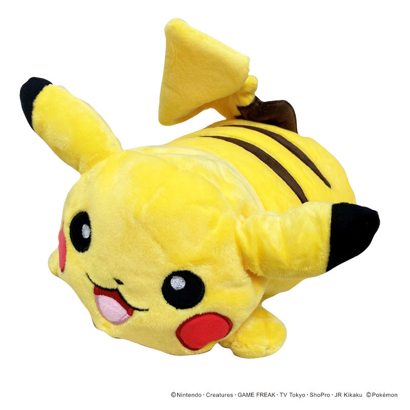 ネックピロー ピカチュウ モリピロ 正規ライセンス商品 キッズ 変身 車用 ポケットモンスター 2way ポケモン 首枕 まくら ぬいぐるみ マスコット トラベルピロー 子供 かわいい 旅行用品 携帯枕 お昼寝 仮眠 旅行 車 飛行機 キャラクター グッズ ギフト 国内旅行 海外旅行