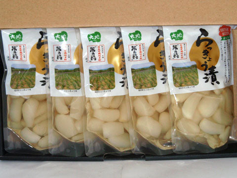 広島県名産品 こだわりの米の酢　らっきょう漬セット（130g×5袋）
