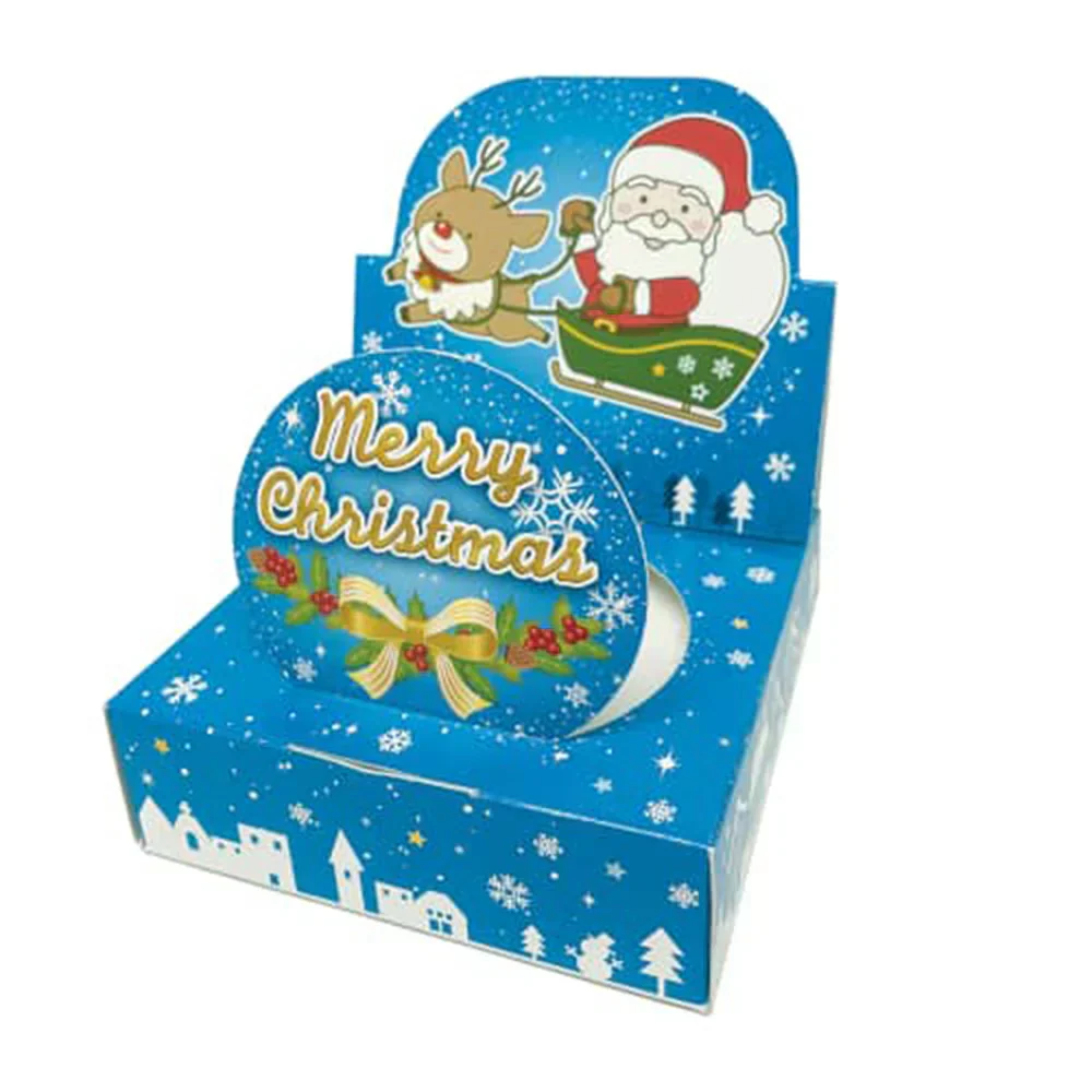 クリスマス用箱ティッシュ 遊遊NEWクリスマス20W 100個