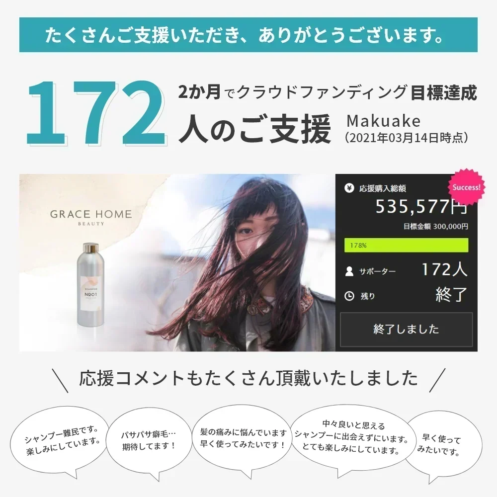 シャンプー トリートメント セット スキャルプケア GRACE HOME BEAUTY No.01 各500ml