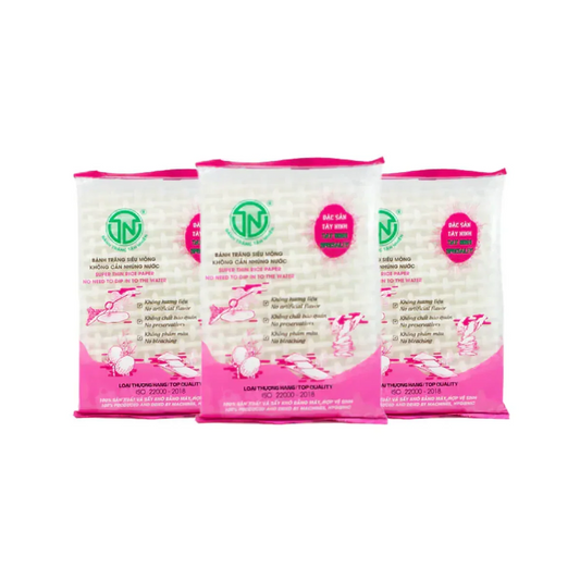【3人シェア買いでお得】超薄型ライスペーパー 3pack 120gセット 【 BANH TRANG SIEU MONG 3 pack 120g 】