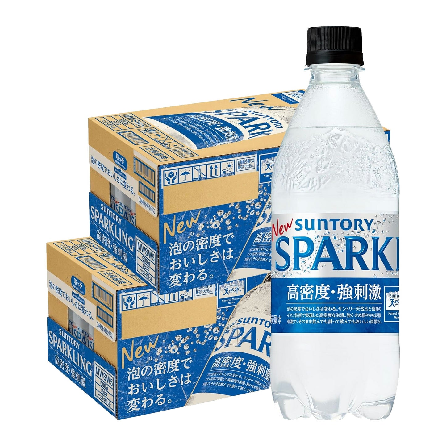 【送料無料】 サントリー THE STRONG 天然水スパークリング 510ml×2ケース/48本