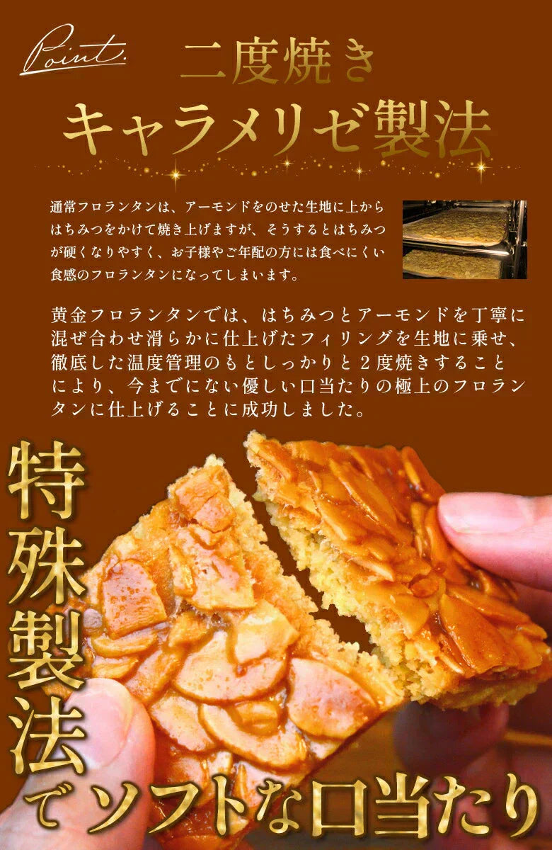 .黄金フロランタン5個.【DS08】