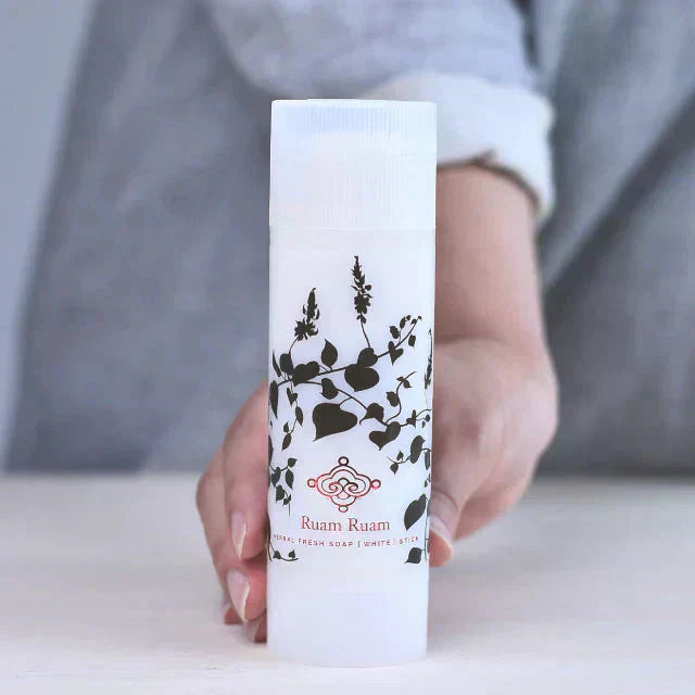 【送料無料】ルアンルアン 生せっけんスティック（オリジナル） 泡立てネット付き 洗顔石鹸