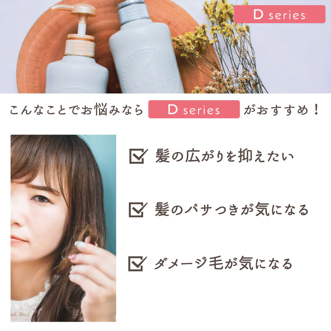ＤＮ　CLAYGEシャンプー ＆ トリートメント 各500ml ボトル セット