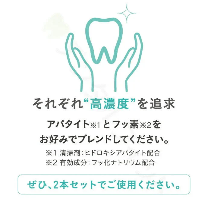 W & F 薬用ハミガキ CA-a [ホワイトニングペーストa] シトラスミント 単品 1本(50g) バイオアパタイト配合 歯磨き粉 ホワイトニング 日本製【メール便送料無料】