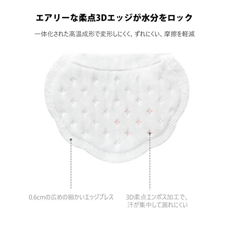 脇汗パッド  100枚入 メンズ レディース 汗脇 汗取り パッド わきあせ対策 使い捨て シャツに貼る 汗染み防止 脇汗シート 抗菌 防臭 夏 スポーツ ポイント消化