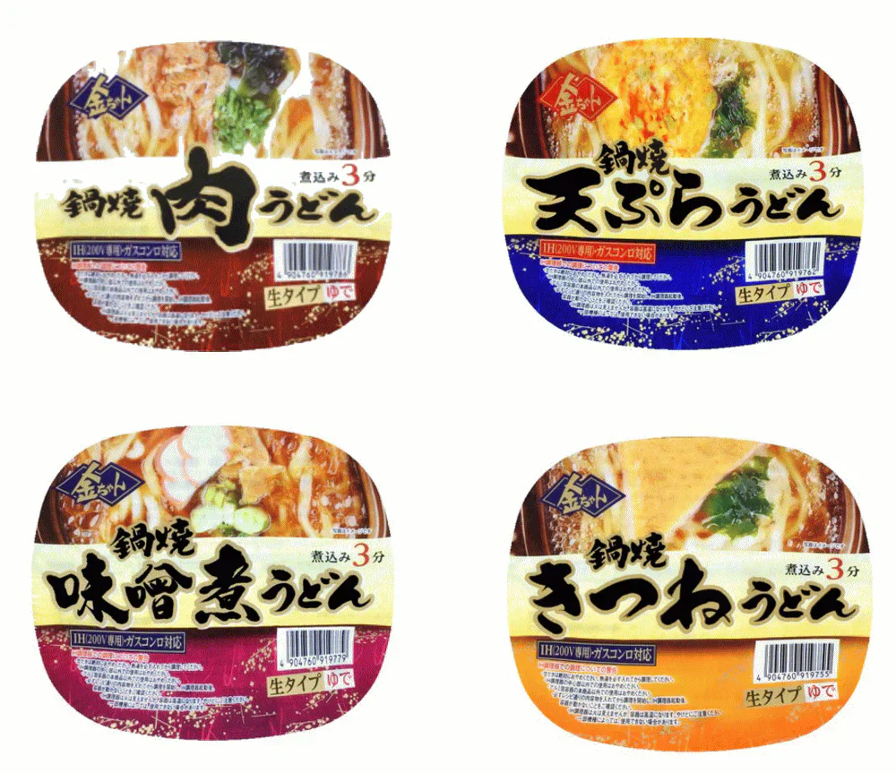 【鍋焼き】【スパイスおまけ付き】 旨くて格安 コスパ満点の徳島製粉 金ちゃん 鍋焼きうどん 生タイプ 天ぷらうどん、肉うどん、味噌煮うどん、きつねうどん 24個セット 関東圏送料無料