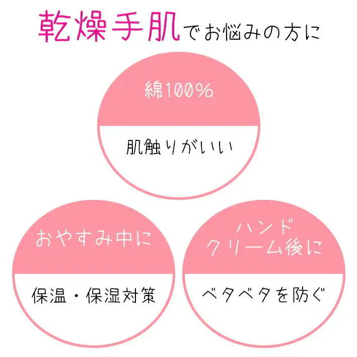 綿ソフト手袋　１２枚入（６双組）ピンク ◆ 園芸用 ハンドケア 保湿 アンダー手袋 下履き用 家事 主婦 作業用 薄手 食器洗い 皿洗い 就寝時 コットン ガーデニング 庭 手荒れ ハンドトリートメント 下履き手袋 ボディケア