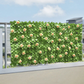 【花有タイプ】グリーンフェンス 1m×3m 目隠し 日除け おしゃれ 花付き 花無し 葉っぱ ベランダ 庭 防犯 侵入防止 / 目隠しグリーンフェンス