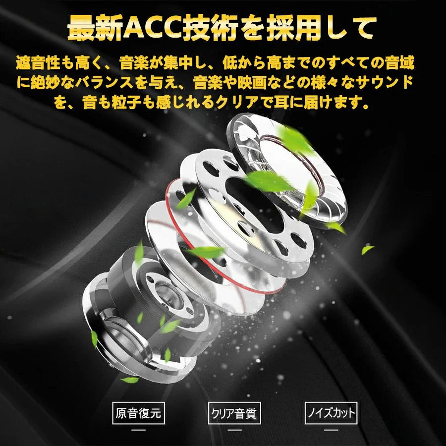 ブルートゥースイヤホン 昇級版 ワイヤレスイヤホン IRI&ミュート機能 マイク内蔵 ハンズフリー通話可 タッチセンサーボタン マルチポイント支持 左右耳兼用 在宅勤務/テレワーク/ZOOM/スカイプ対応  w146C(ブルー)
