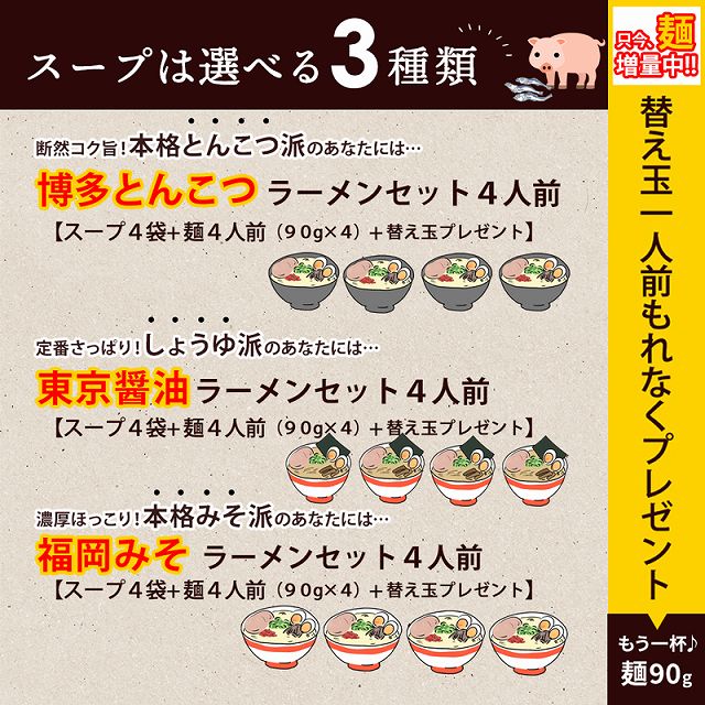 【麺増量中】巌流庵の福岡味噌ラーメン（【大容量】４人前）！