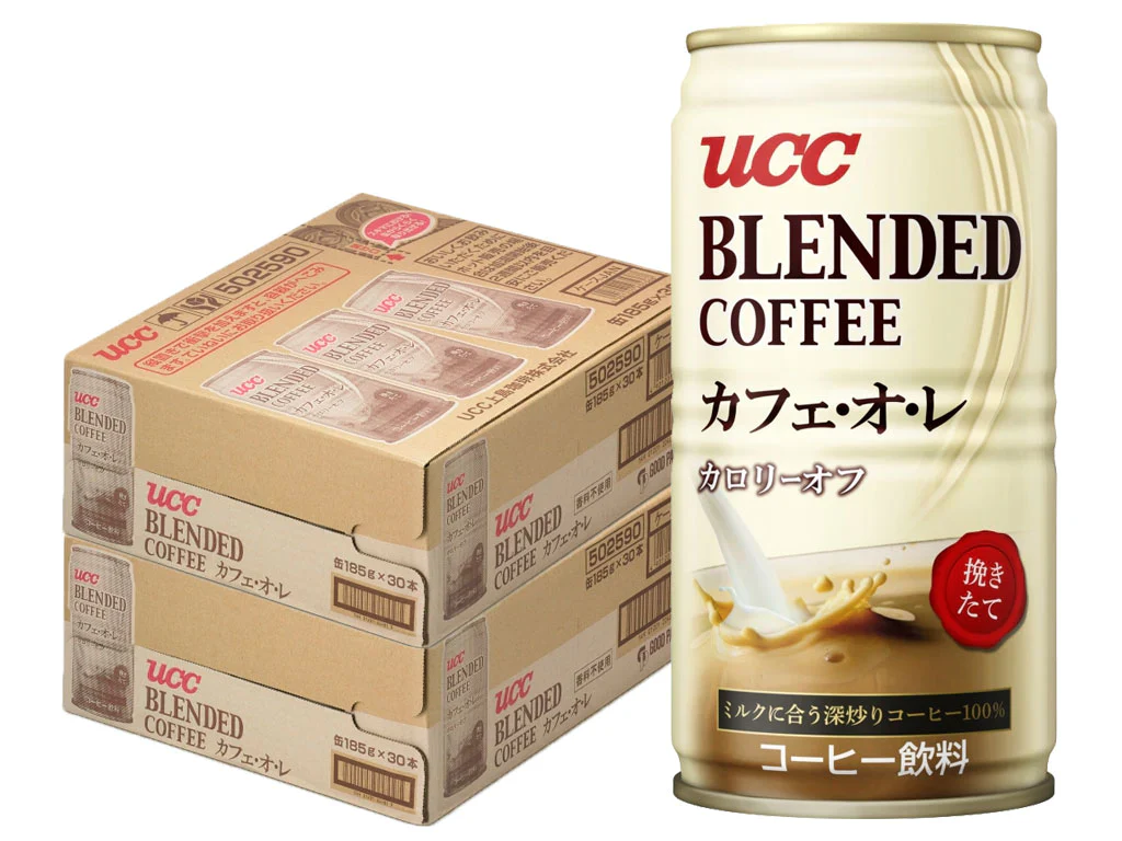 【送料無料】UCC ブレンドコーヒー カフェオレ カロリーオフ 缶 185ml×2ケース/60本