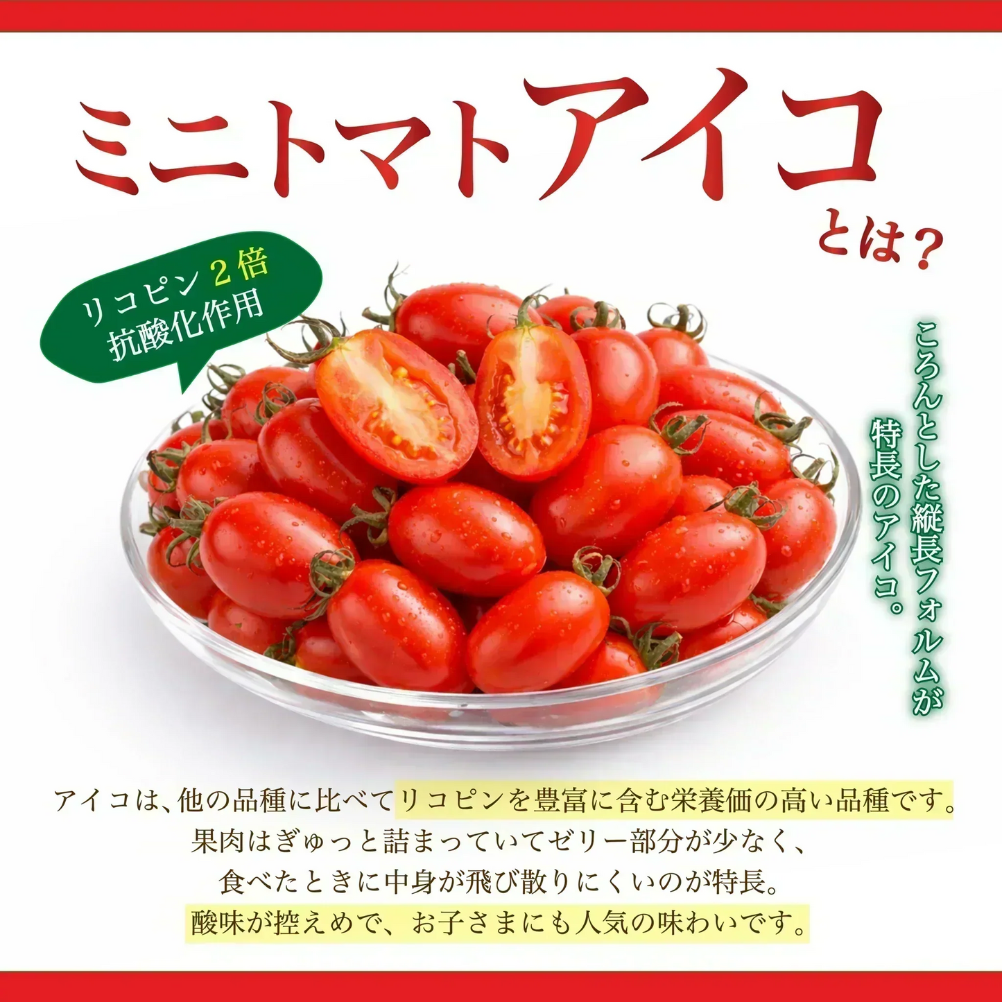 【１番早く届く！】【10月中旬頃〜12月末日までに発送】【予約】１番多い約450g！アイコ ミニトマト(280~300g+保証分150g)日本一の産地から農家直送 熊本県産 野菜 青果 フルーツ【カウシェファーム収穫対象商品】