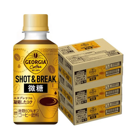 コカ・コーラ ジョージア ショット&ブレイク 微糖 195ml×3ケース/90本