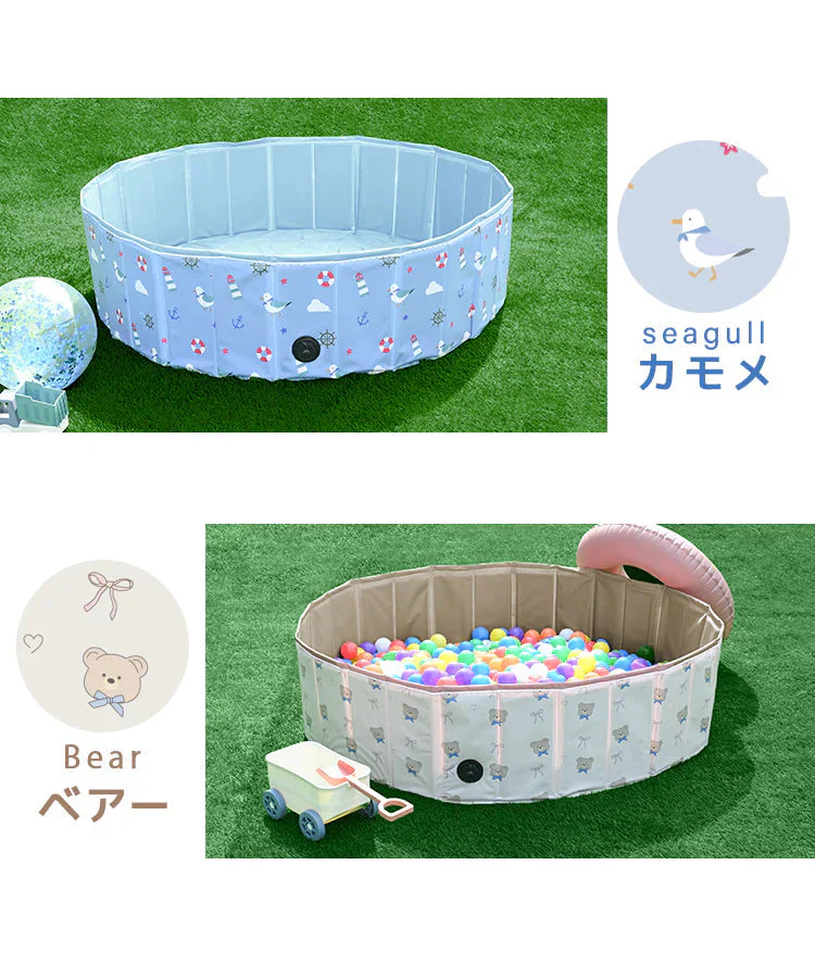 【120㎝】【レッド】プール 折りたたみ 空気入れ不要 120cm ボールプール 2way 子供用プール 水遊び 子ども 赤ちゃん プール ペット 犬 猫 室内遊び 折り畳みプール 室内プール ボール プール ボールハウス 室内 外遊び