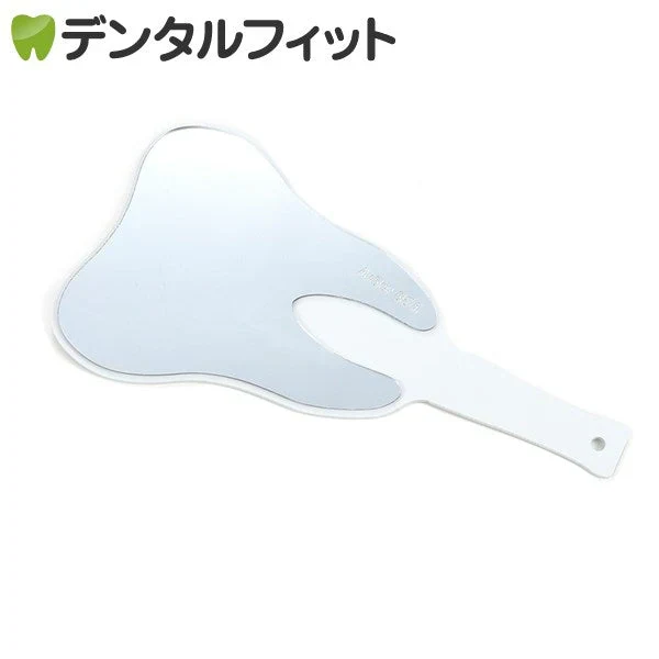 トゥースミラー（ホワイト） 歯型の手鏡【メール便送料無料】
