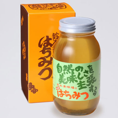 長野県名産品　自然の美味しさを主張するはちみつ【菜の花蜜】（1.2kg）