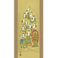 掛軸 【十三佛】 山村観峰筆 [ 収納箱 10年保証 品質保証付き 31×89 春秋 お彼岸 月命日 法要 法事 和 国産 受注生産 床の間 和風 掛け軸 日本製 名画 縁起物 プレゼント 画寸 送料無料 ]