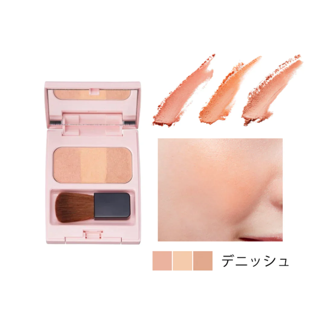 【イエロー】WHOMEE 化粧品セット（カラーインナー、チーク）