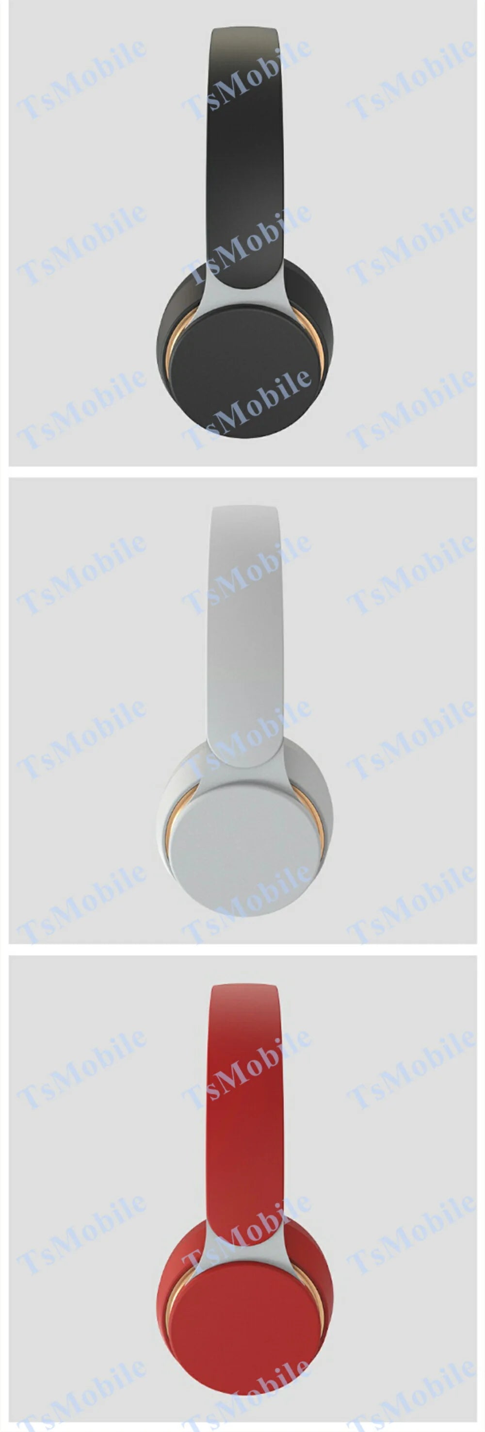 ワイヤレス レッド ヘッドホンBluetooth 5 高音質 ステレオ ブルートゥース 有線無線2WAY 3.5mmAUXケーブル付き iphone6s 7 8 x 11 Max xs xr Plus android パソコン