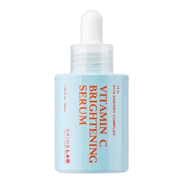 レターパックプラス発送 肌 白い 皮脂 美容液 送料無料 ビタミンC ブライトニング セラム 30ml SKIN&LAB スキンアンドラブ メンズ レディース 韓国コスメ ヴィーガン くすみ ハリ 保湿 弾力 輝き ビタミンCブライトニングセラム ビタC 動物実験不実施 動物性原料未使用 トーンアップ 天然