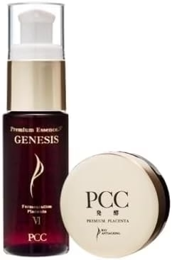 PCCプレミアム エッセンス FⅥ 30mL + 発酵プレミアム リッチ美容クリーム 15g 国産 馬プラセンタ