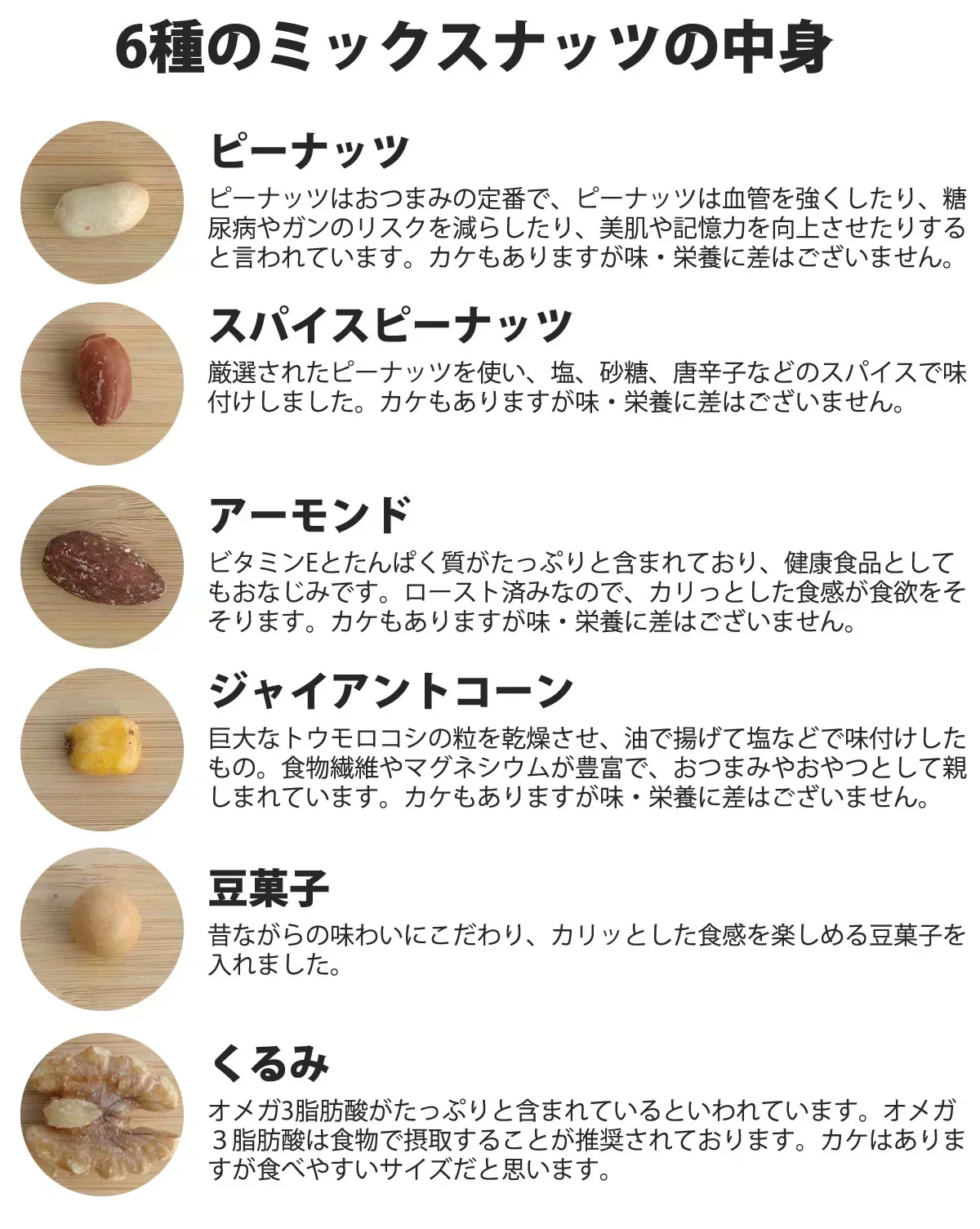 【期間限定販売】おためしミックスナッツシリーズ 6種のミックスナッツ150g（ナッツの比率ランダム）【カウシェファーム収穫対象商品】