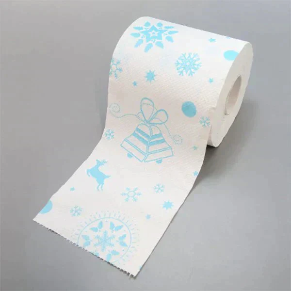 トイレットペーパー クリスマスロール ダブル30m 個包装100個
