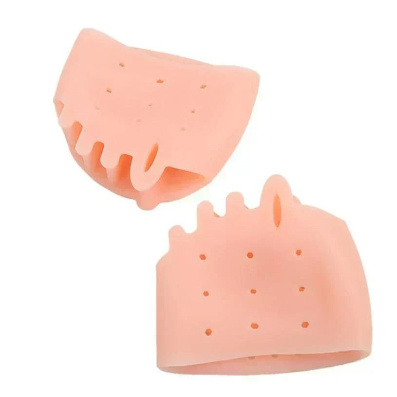 【ﾍﾞｰｼﾞｭ】足指サポーター 外反母趾 サポーター グッズ 足指保護 足指 広げる 足指パッド 両足セット