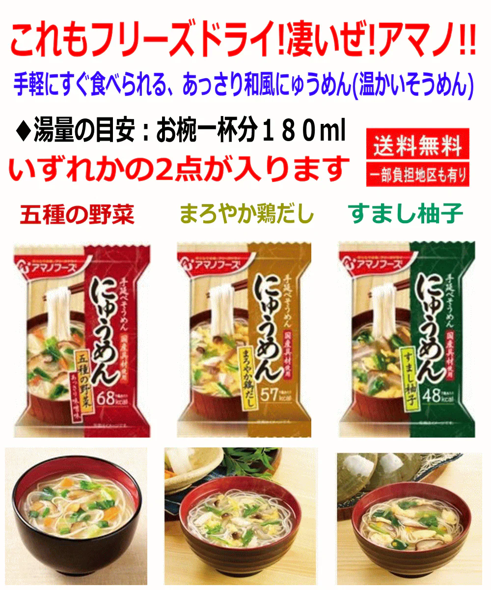【50周年記念企画】【保管に便利なカゴ入付き26食】アマノフーズVSアスザックスーブ フリーズドライ みそ汁 スープ 長いも 大根おろし にゅうめん 牛肉の卵とじ 五目あんかけも入った26食