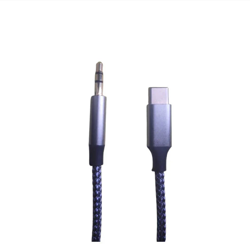typecオスto3.5mmAUXオス変換ケーブル ブラック typec車載用オーディオケーブル ギター イヤホン変換アダプター 音楽再生ipadpro アンドロイドスマホ android対応