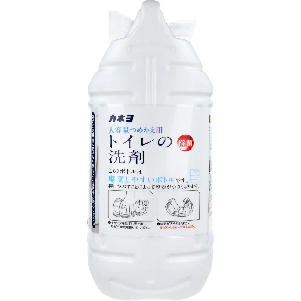 カネヨ石鹸 除菌トイレの洗剤 中性 ミントの香り 大容量 つめかえ用 業務用 4.8kg X3本