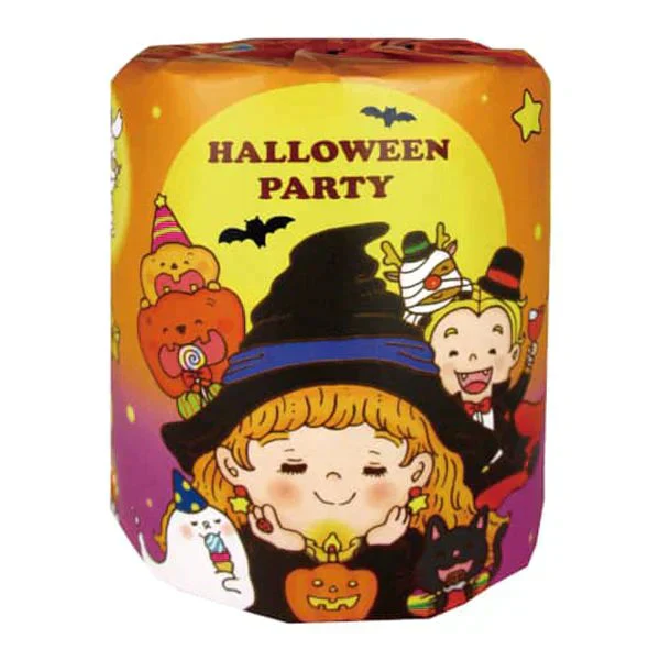 個包装100個 トイレットペーパー ハロウィンパーティー ダブル30m