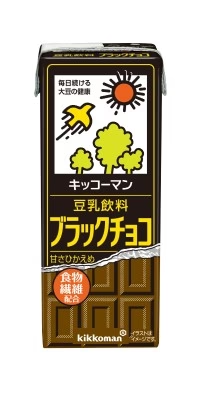 【送料無料】 キッコーマン 豆乳飲料 ブラックチョコ 200ml×4ケース/72本
