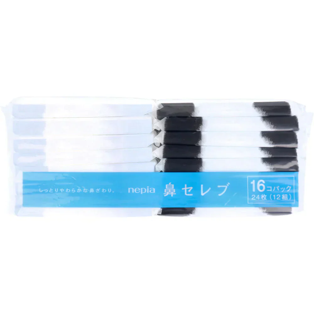 ポケットティシュ ネピア 鼻セレブ 12W 16個パックＸ10個