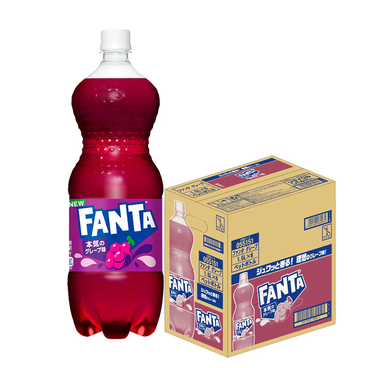 【送料無料】コカコーラ ファンタ グレープ 1500ml 1.5L×1ケース/6本
