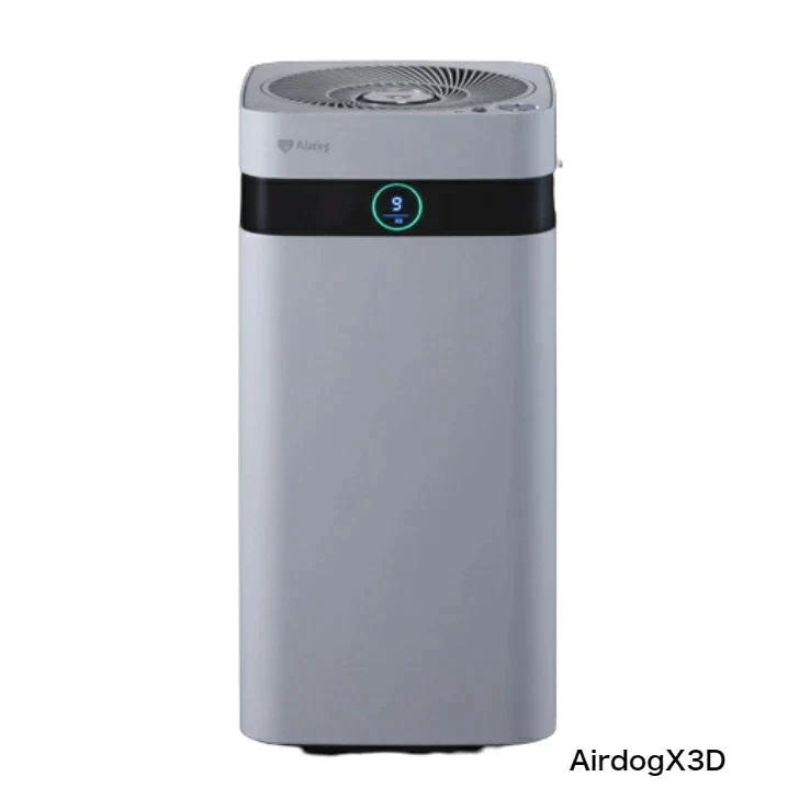 エアドッグ　Airdog X3D　空気清浄機 30分間で48平方ｍ分のキレイな空気を供給※1 エアドック　花粉　対策　ウイルス 光＆人感センサー搭載 X3s 後継機 Airdog X3D （エアドッグ） コンパクトサイズで用途無限大