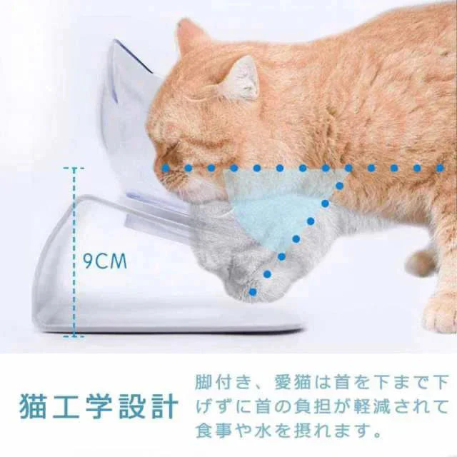 ペットボウル 猫 フードボウル 猫 えさ 皿 猫 食器 おしゃれ 小型犬用 食器 ダイニング フードボール ペット食器 餌台 ペットボウル ペットトレー トレー 犬用 w443B(グレー)